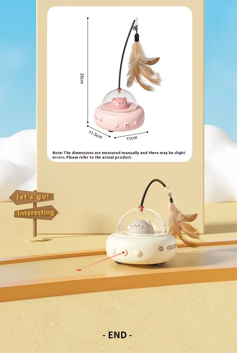 FelineFun™ — Spinning UFO Cat Play Toy - Image-10